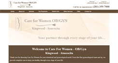 Desktop Screenshot of careforwomenonline.com